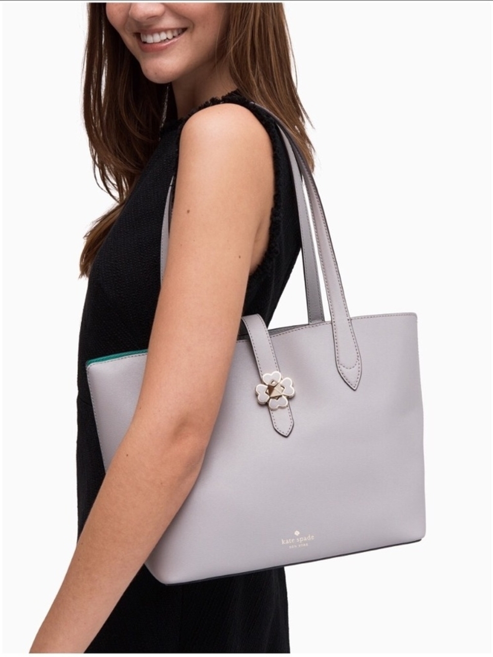 Kate Spade Kaci Tote in Soft Taupe - Picture 2 of 10